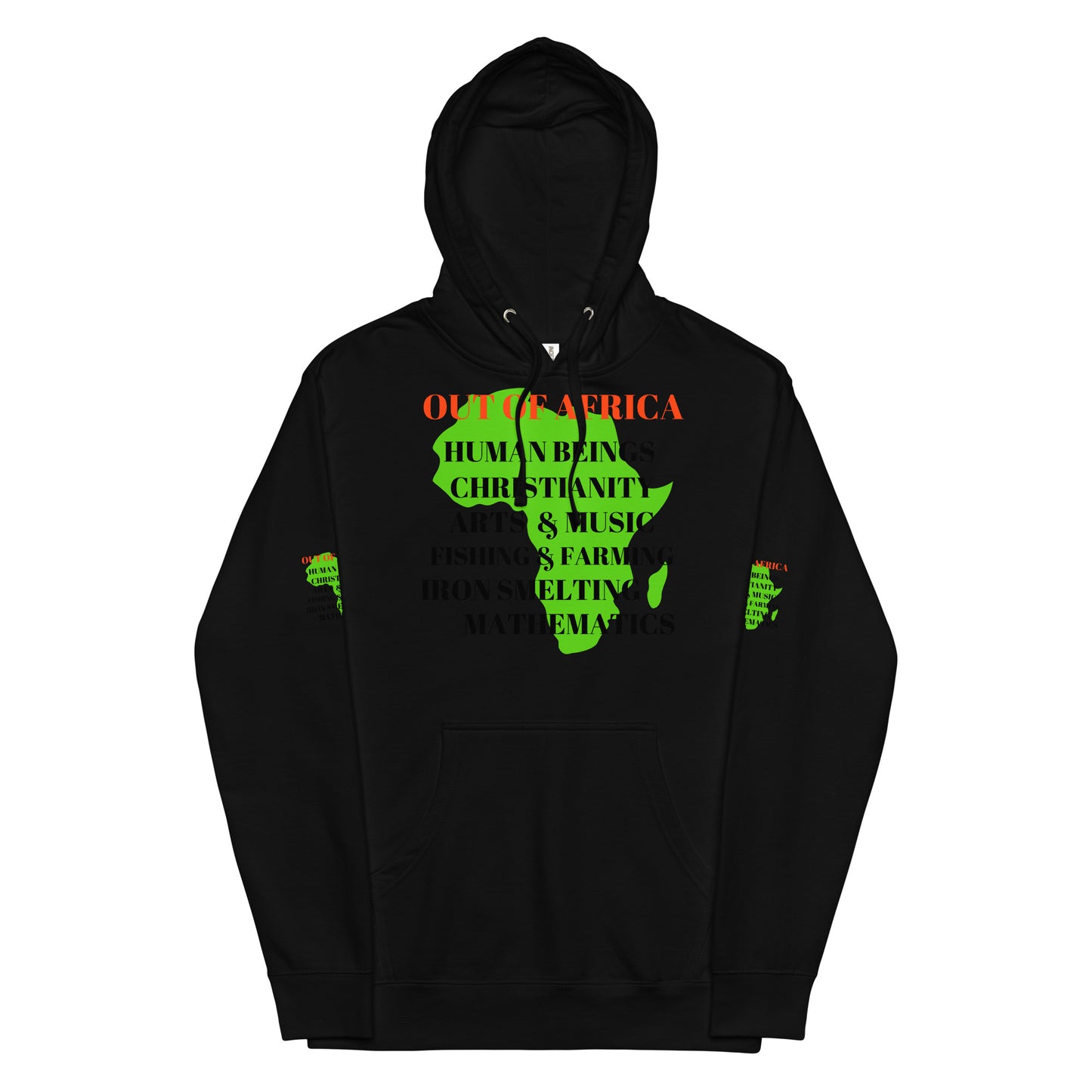OUT OF AFRICA Unisex Midweight Hoodie by SobG Designs