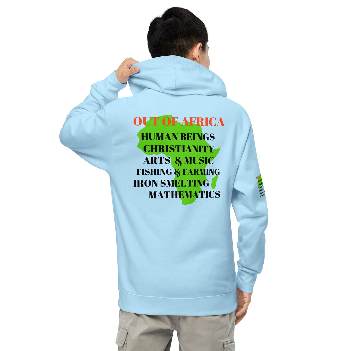 OUT OF AFRICA Unisex Midweight Hoodie by SobG Designs