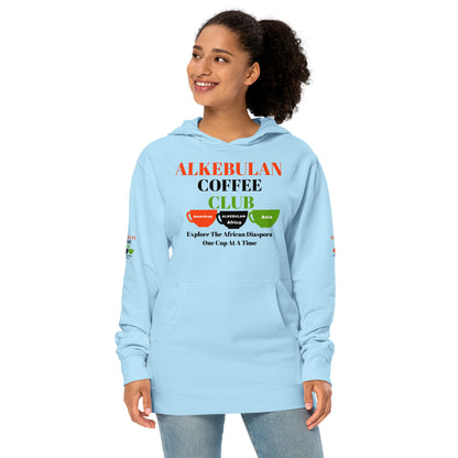 ALKEBULAN COFFEE & TEA CLUB LOGO Unisex Midweight Hoodie by SobG Designs