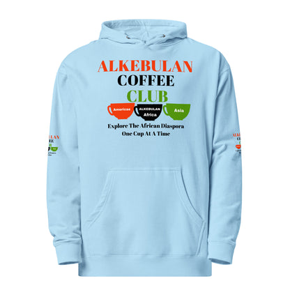 ALKEBULAN COFFEE & TEA CLUB LOGO Unisex Midweight Hoodie by SobG Designs