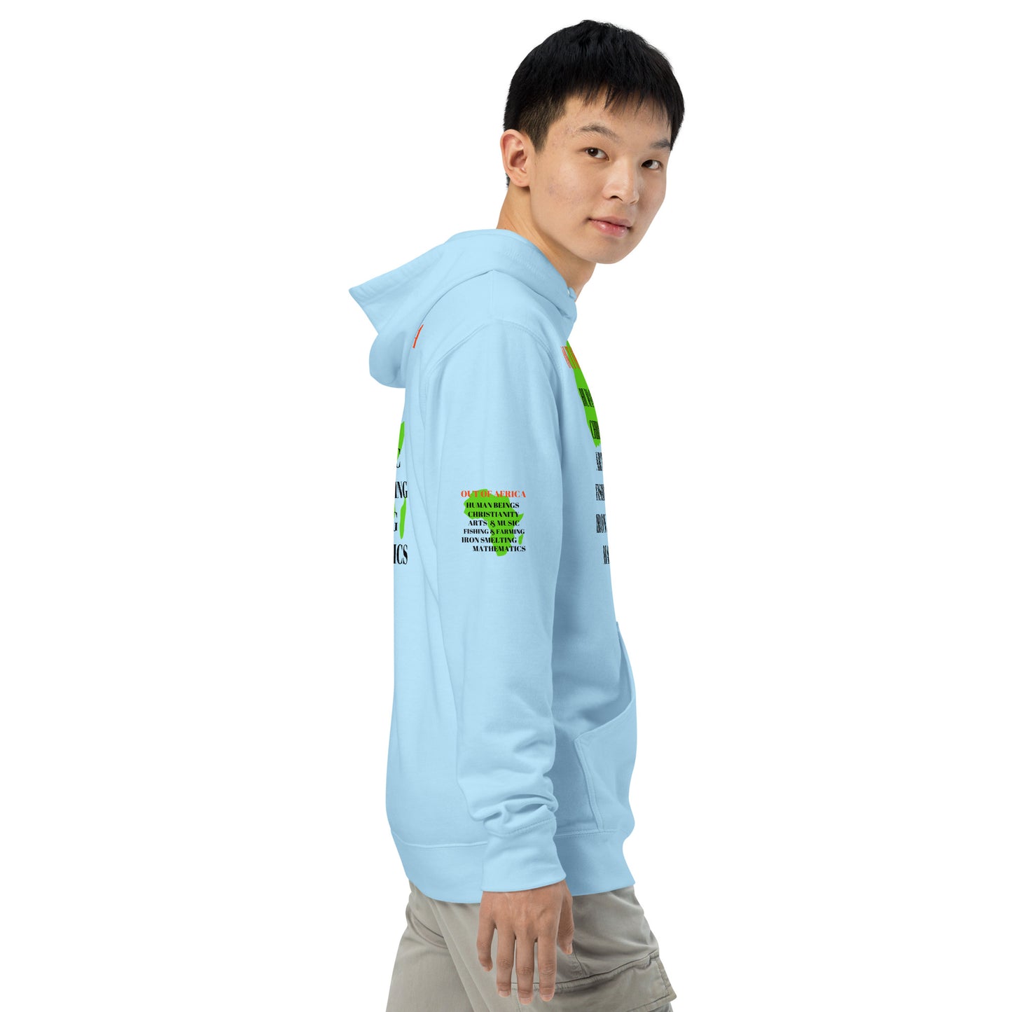 OUT OF AFRICA Unisex Midweight Hoodie by SobG Designs