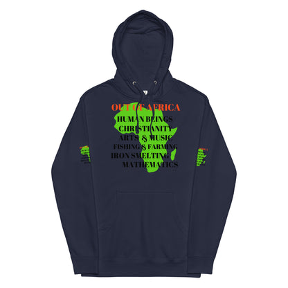 OUT OF AFRICA Unisex Midweight Hoodie by SobG Designs