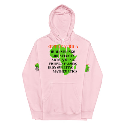 OUT OF AFRICA Unisex Midweight Hoodie by SobG Designs