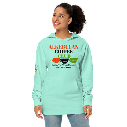 ALKEBULAN COFFEE & TEA CLUB LOGO Unisex Midweight Hoodie by SobG Designs