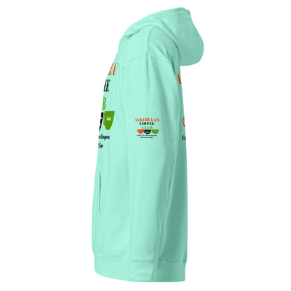 ALKEBULAN COFFEE & TEA CLUB LOGO Unisex Midweight Hoodie by SobG Designs