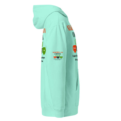 ALKEBULAN COFFEE & TEA CLUB LOGO Unisex Midweight Hoodie by SobG Designs