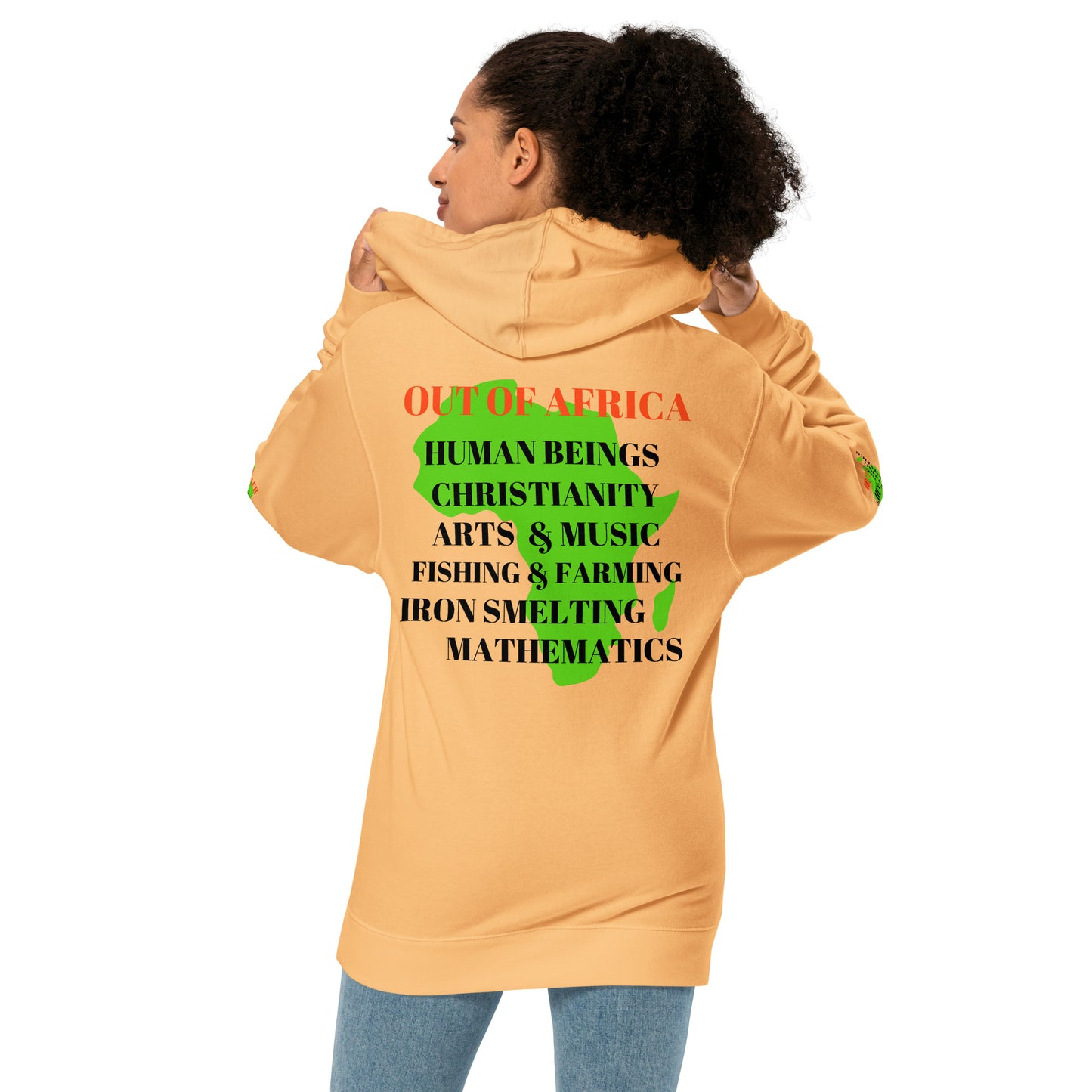 OUT OF AFRICA Unisex Midweight Hoodie by SobG Designs