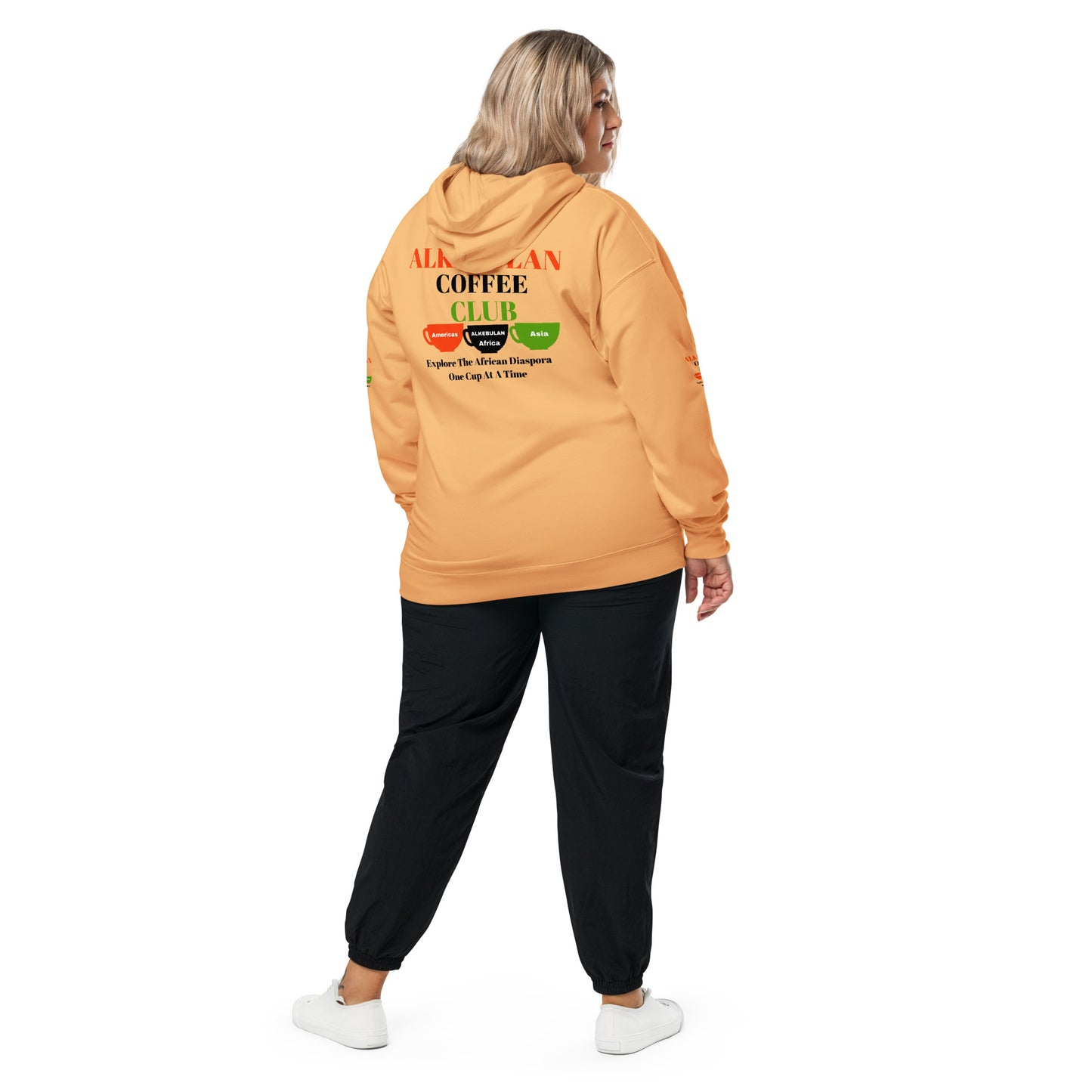 ALKEBULAN COFFEE & TEA CLUB LOGO Unisex Midweight Hoodie by SobG Designs