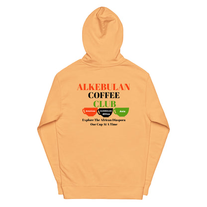 ALKEBULAN COFFEE & TEA CLUB LOGO Unisex Midweight Hoodie by SobG Designs