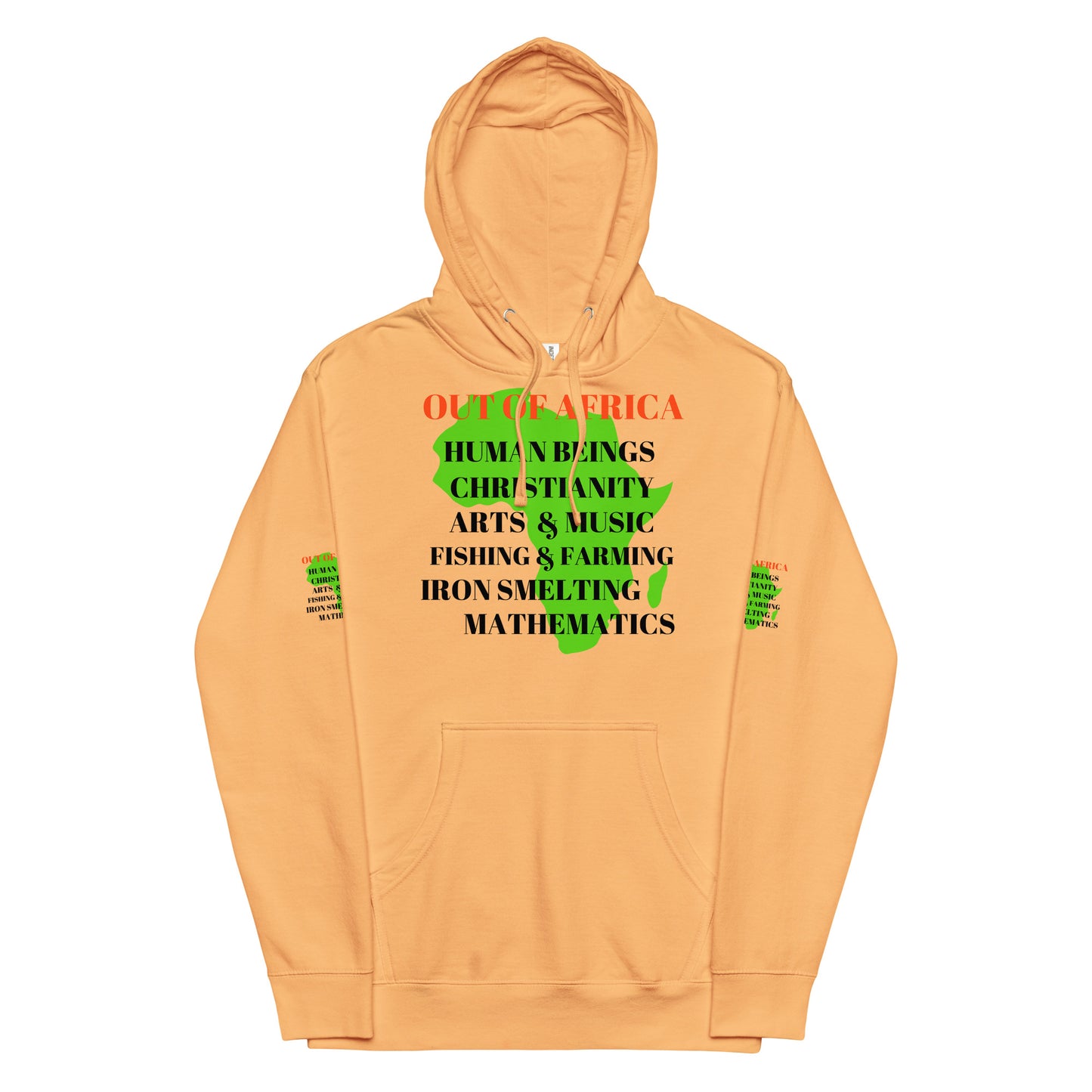 OUT OF AFRICA Unisex Midweight Hoodie by SobG Designs