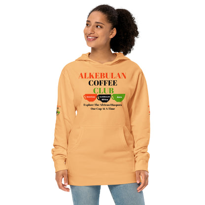 ALKEBULAN COFFEE & TEA CLUB LOGO Unisex Midweight Hoodie by SobG Designs