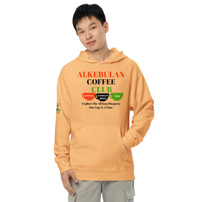 ALKEBULAN COFFEE & TEA CLUB LOGO Unisex Midweight Hoodie by SobG Designs
