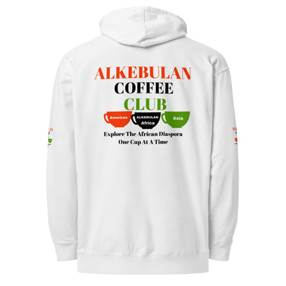 ALKEBULAN COFFEE & TEA CLUB LOGO Unisex Midweight Hoodie by SobG Designs