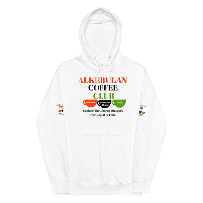 ALKEBULAN COFFEE & TEA CLUB LOGO Unisex Midweight Hoodie by SobG Designs