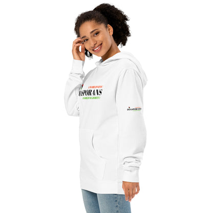 DIASPORANS  A WORLDVIEW A WORLD MAJORITY Unisex Midweight Hoodie by SobG Designs