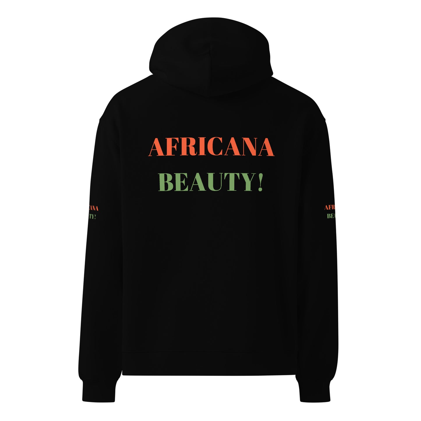 AFRICANA BEAUTY Unisex Oversized Hoodie by SobG Designs