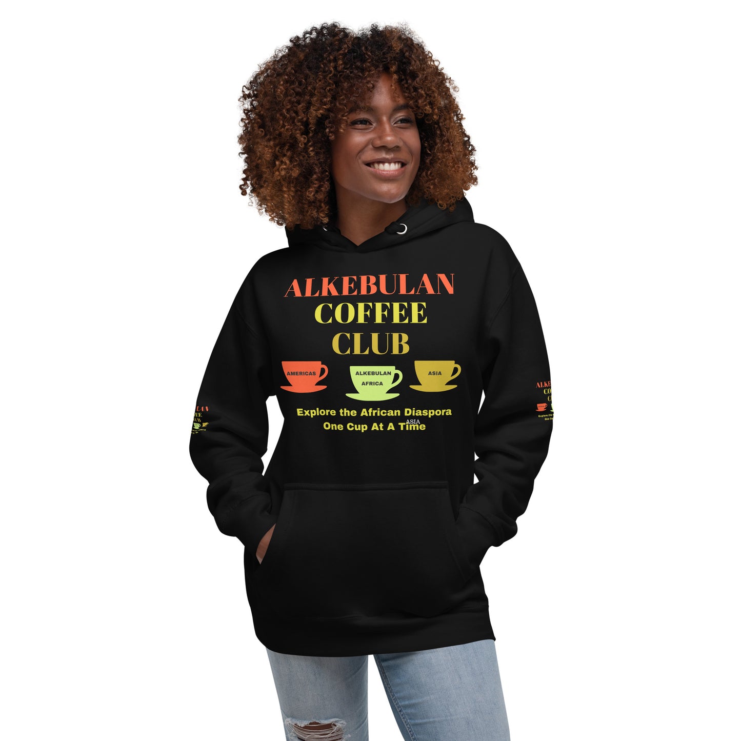 ALKEBULAN COFFEE CLUB LOGO Unisex Hoodie by SobG Designs