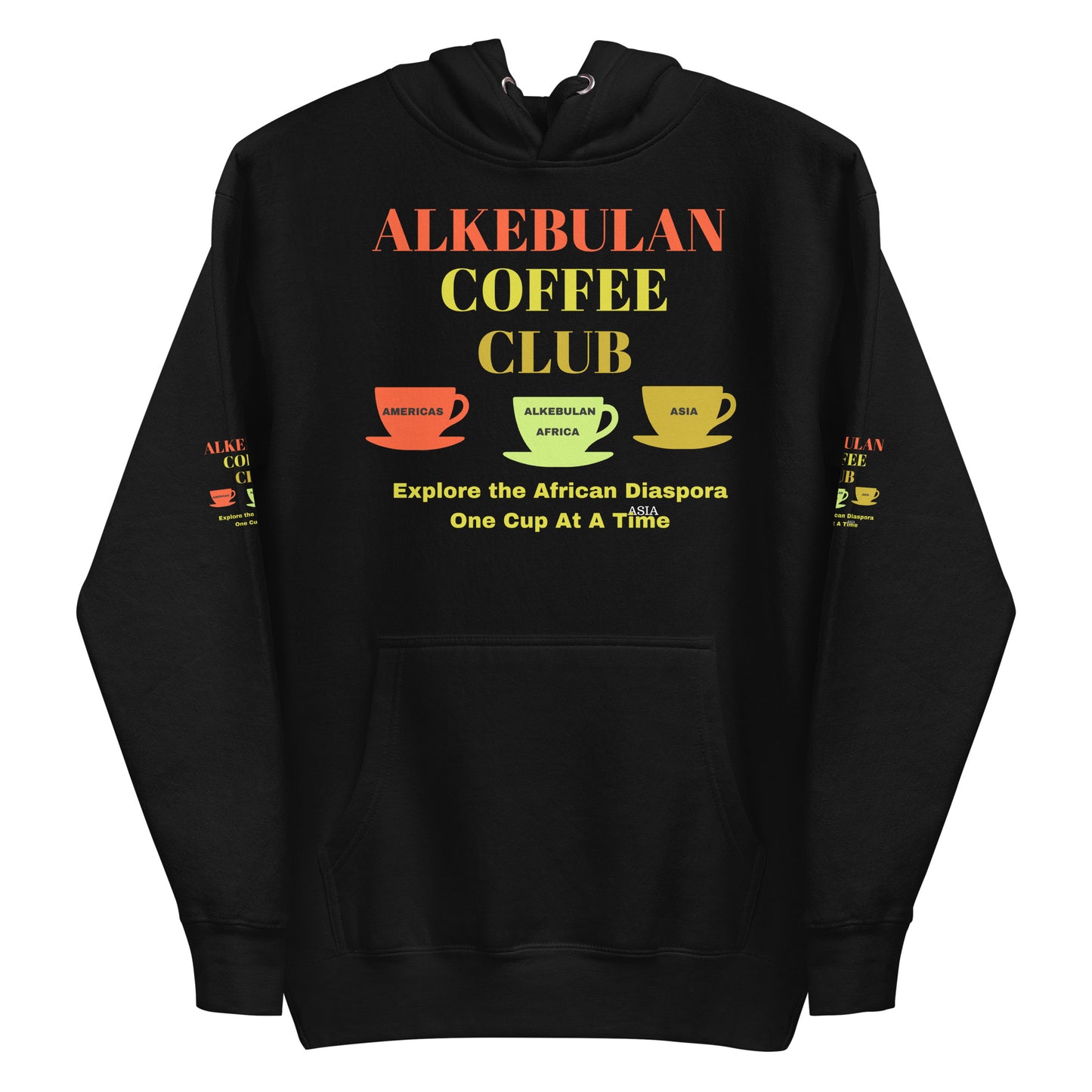 ALKEBULAN COFFEE CLUB LOGO Unisex Hoodie by SobG Designs