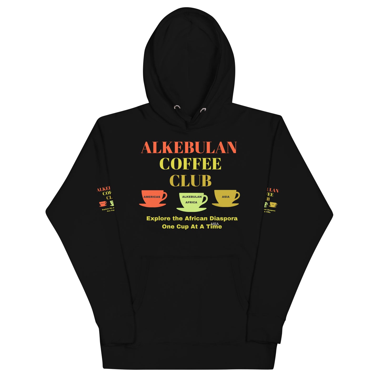 ALKEBULAN COFFEE CLUB LOGO Unisex Hoodie by SobG Designs