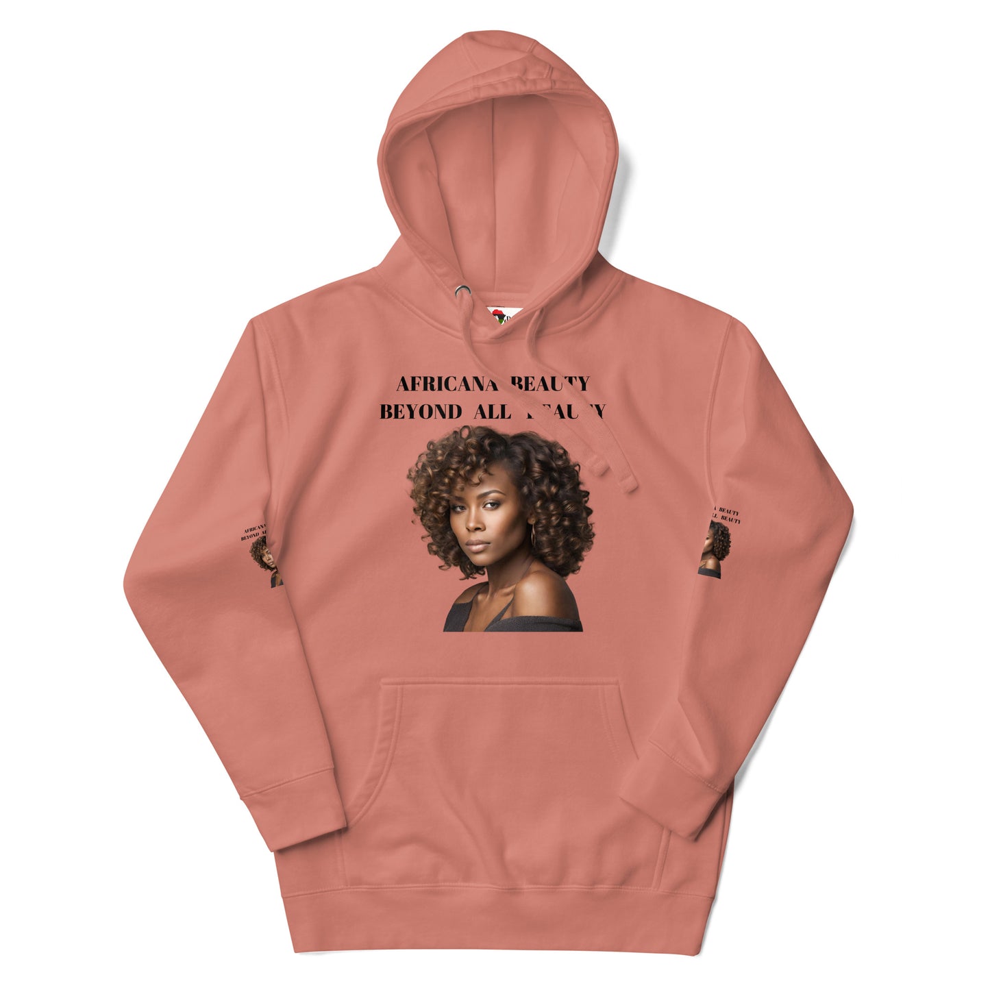 AFRICANA BEAUTY BEYOND ALL BEAUTY Unisex Hoodie by SobG Designs