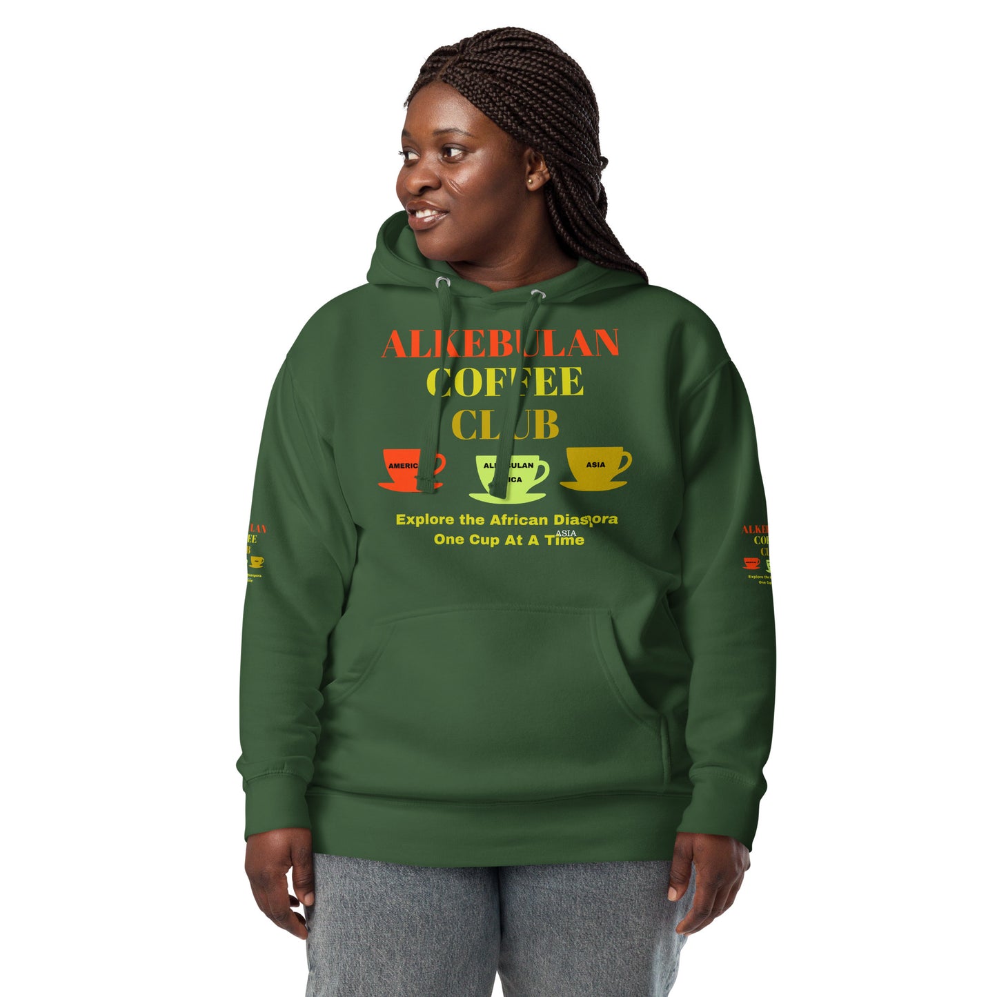 ALKEBULAN COFFEE CLUB LOGO Unisex Hoodie by SobG Designs