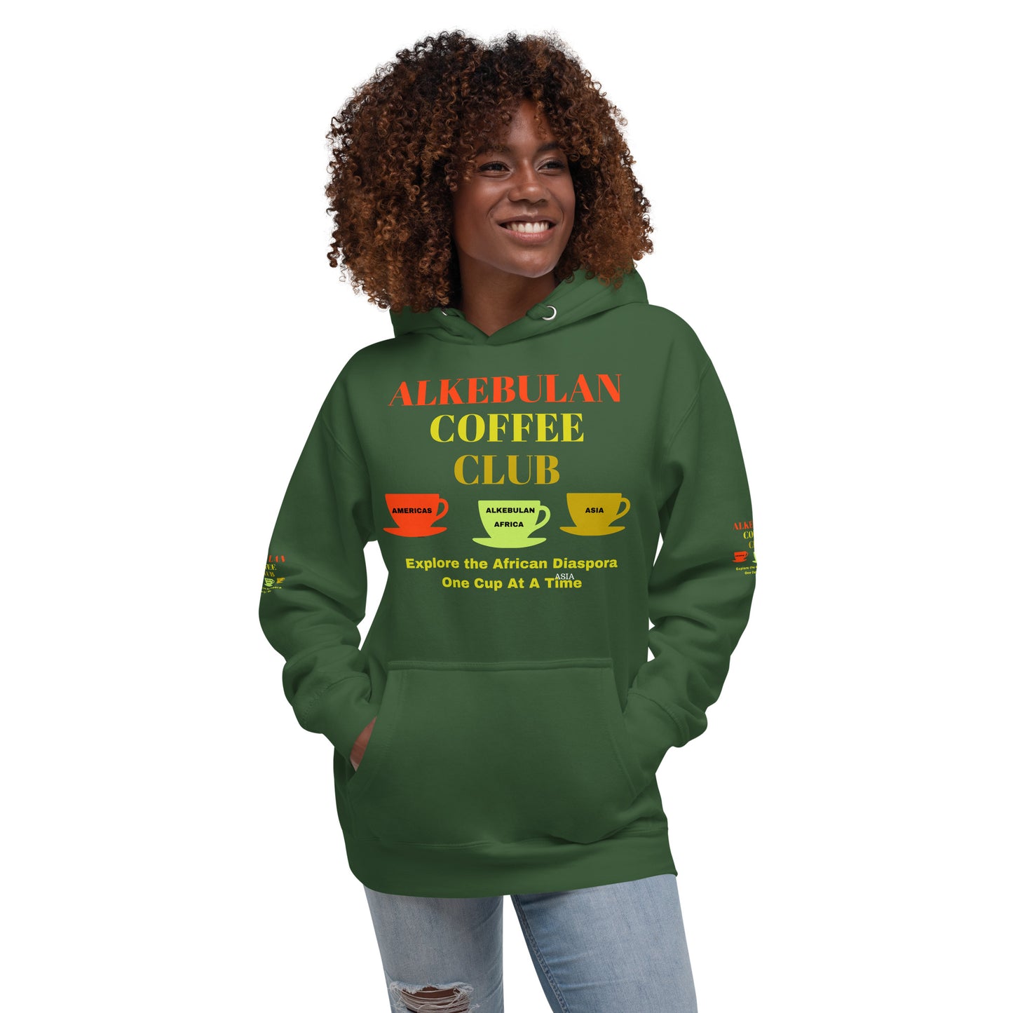 ALKEBULAN COFFEE CLUB LOGO Unisex Hoodie by SobG Designs