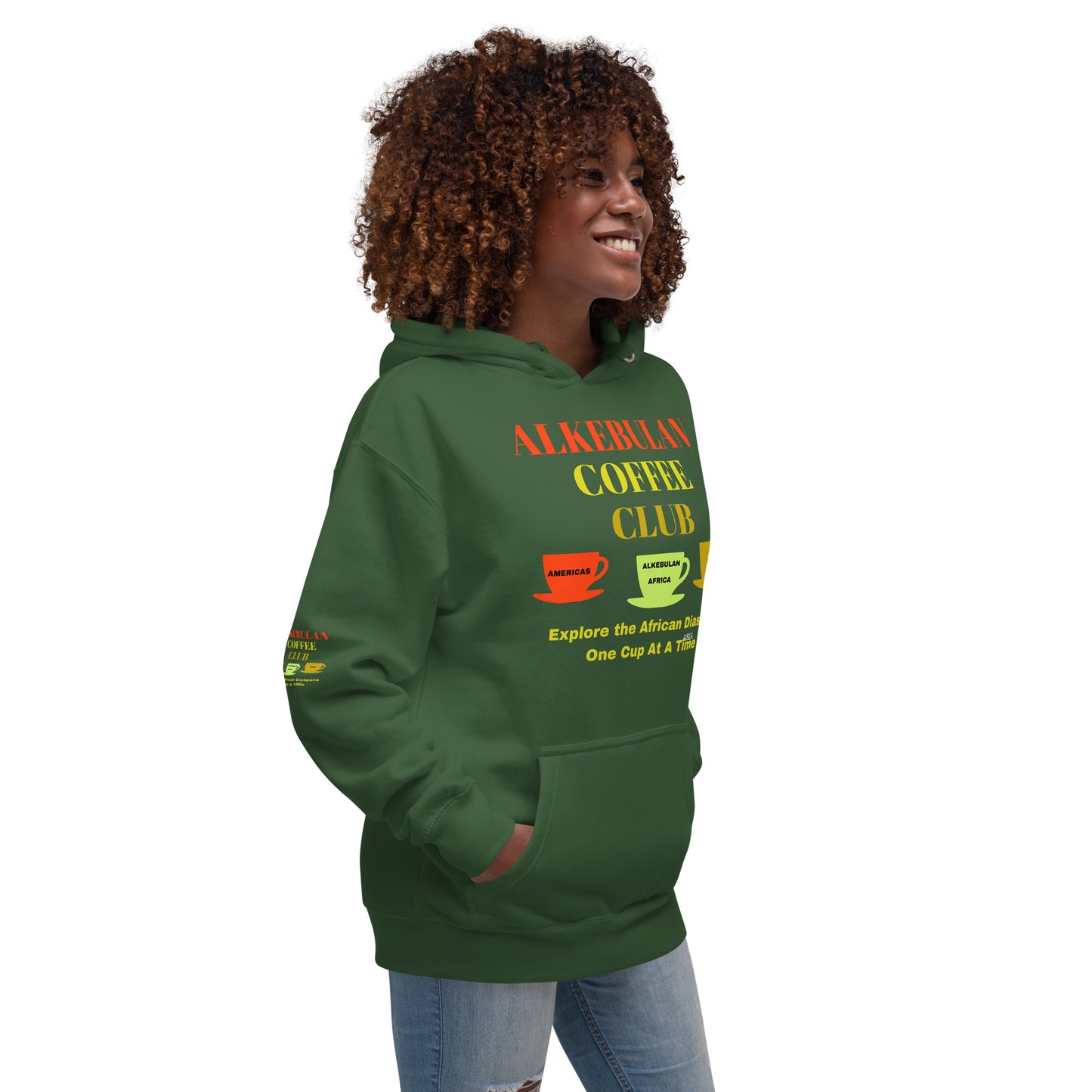 ALKEBULAN COFFEE CLUB LOGO Unisex Hoodie by SobG Designs