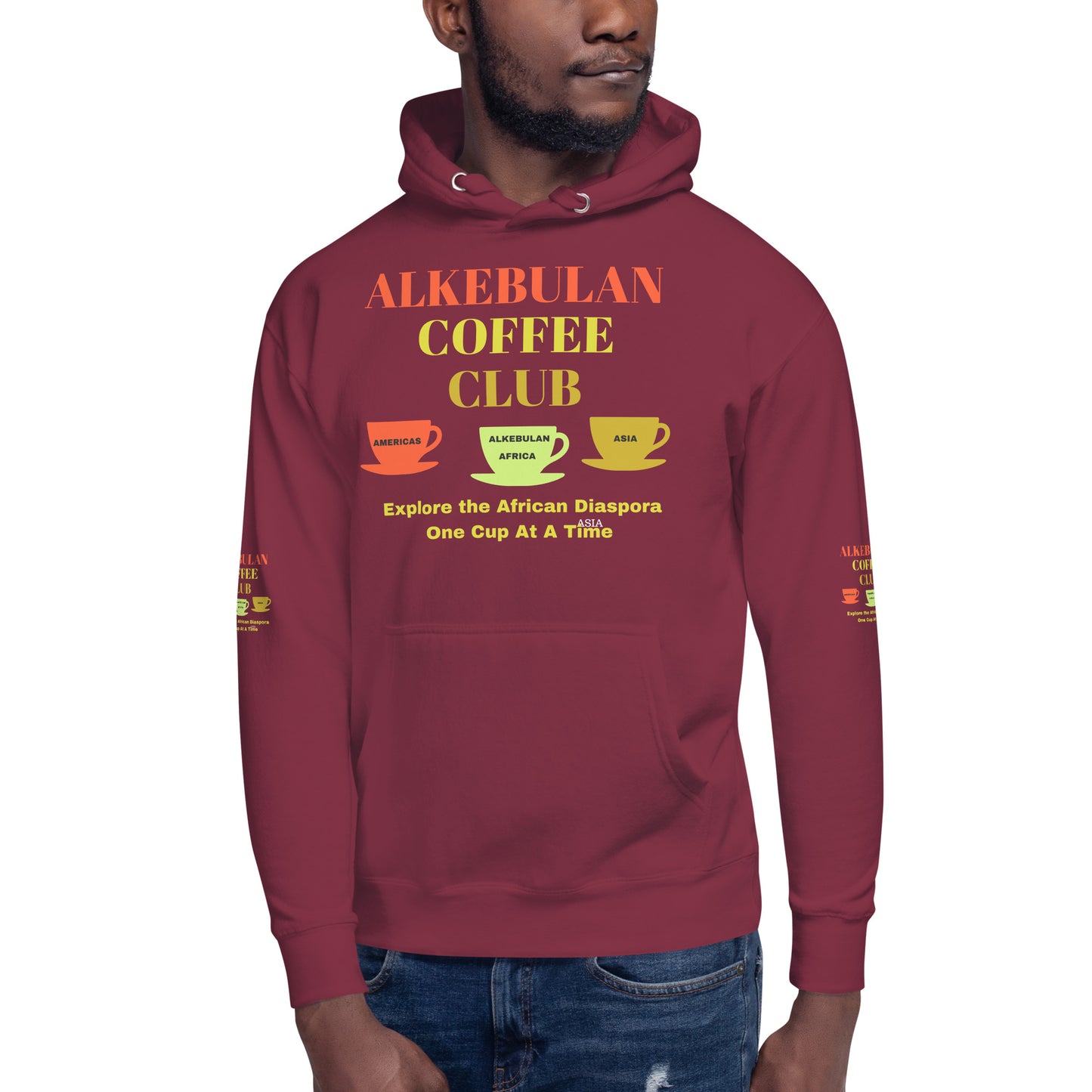 ALKEBULAN COFFEE CLUB LOGO Unisex Hoodie by SobG Designs