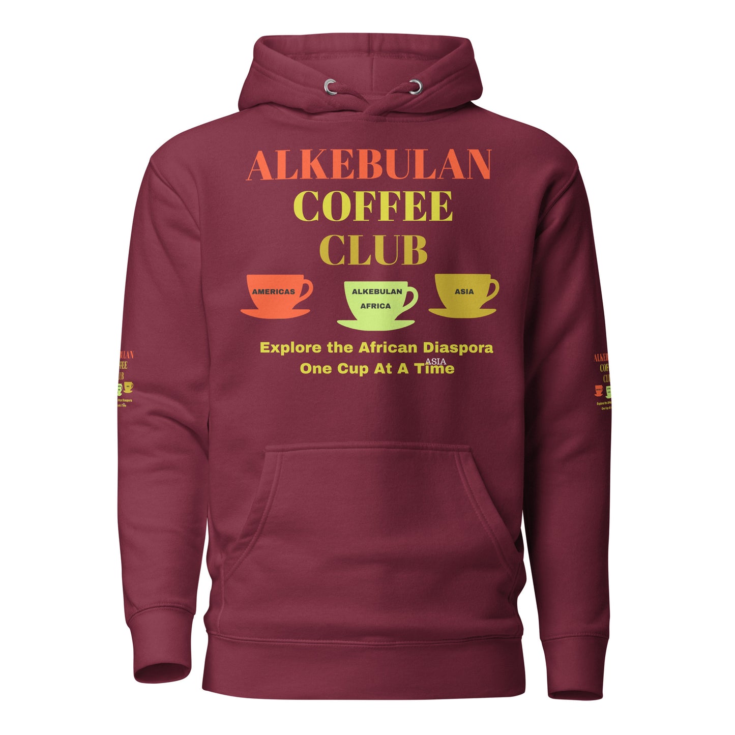 ALKEBULAN COFFEE CLUB LOGO Unisex Hoodie by SobG Designs