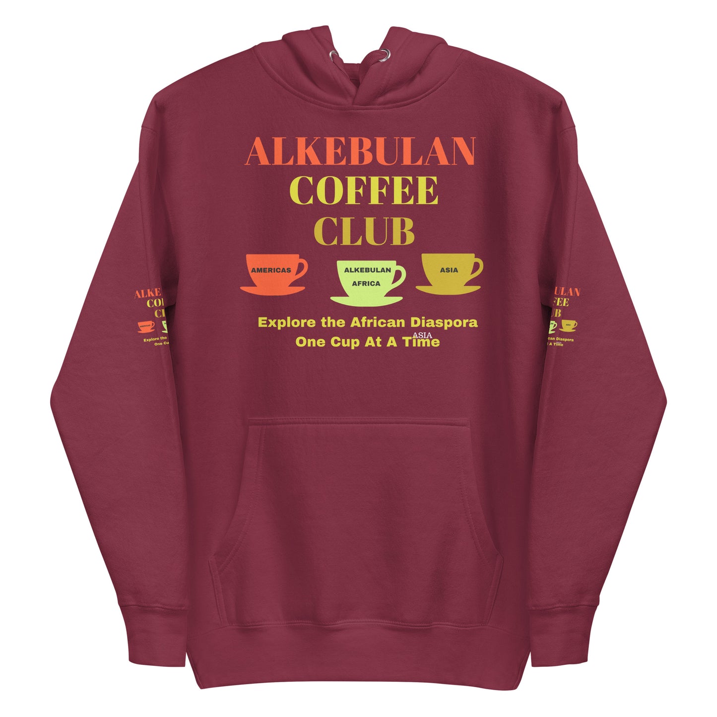 ALKEBULAN COFFEE CLUB LOGO Unisex Hoodie by SobG Designs
