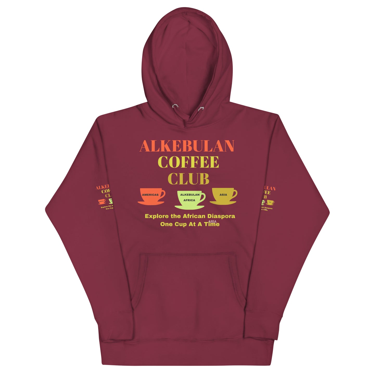 ALKEBULAN COFFEE CLUB LOGO Unisex Hoodie by SobG Designs