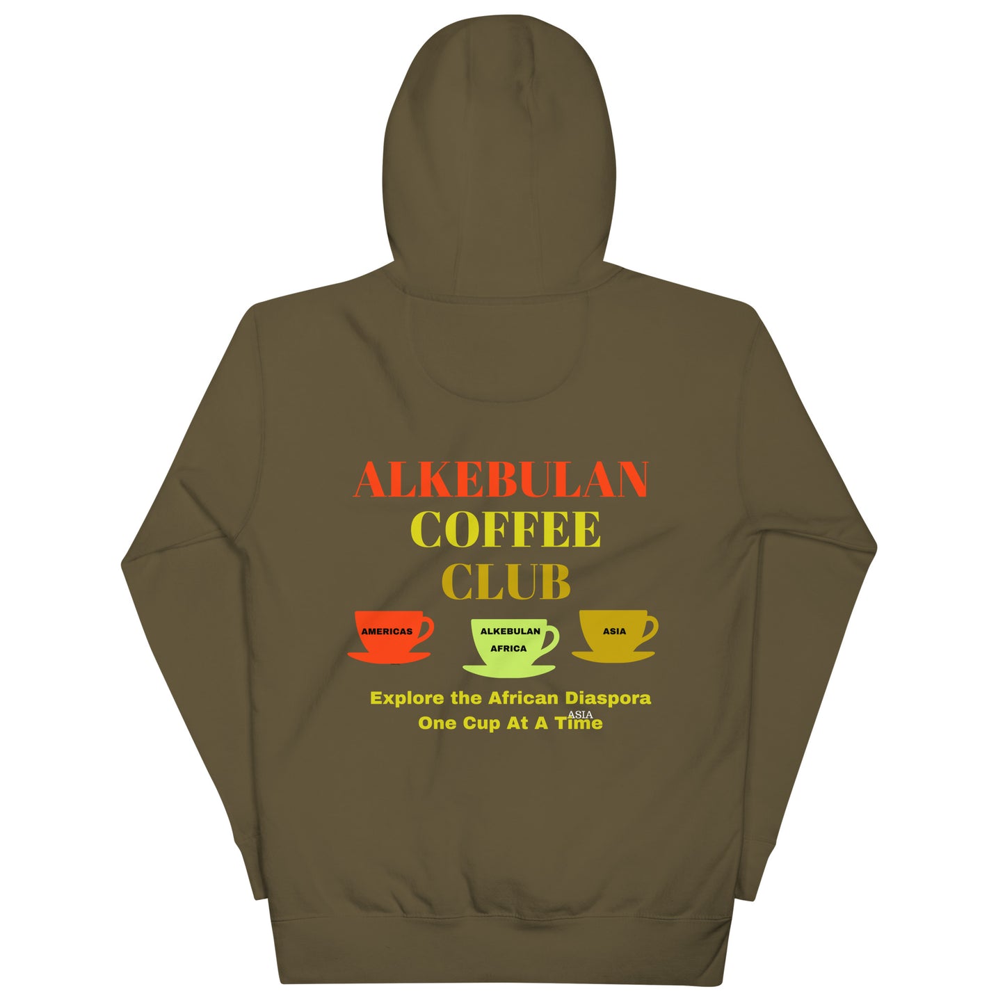 ALKEBULAN COFFEE CLUB LOGO Unisex Hoodie by SobG Designs