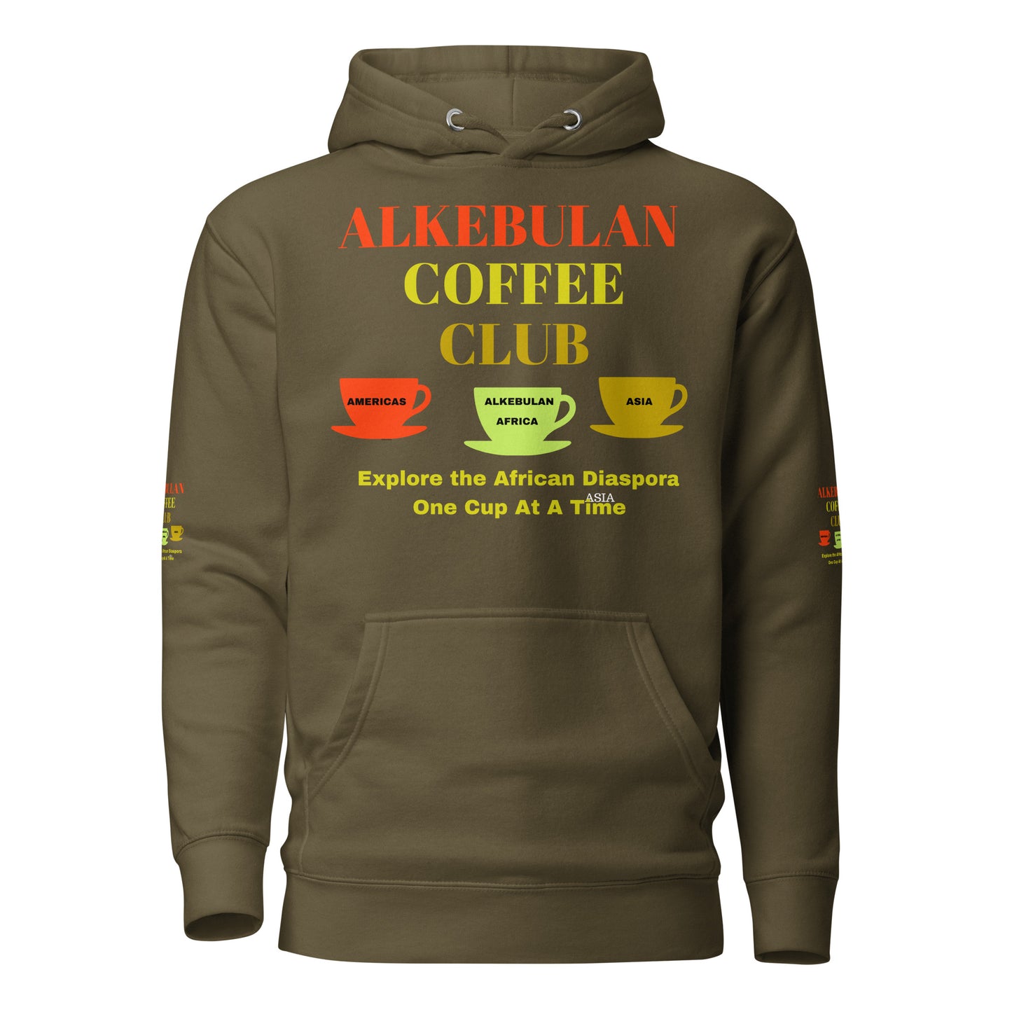 ALKEBULAN COFFEE CLUB LOGO Unisex Hoodie by SobG Designs