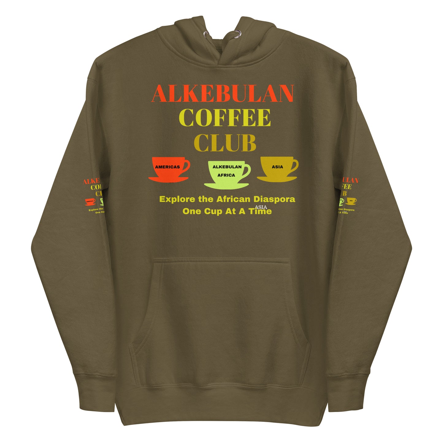 ALKEBULAN COFFEE CLUB LOGO Unisex Hoodie by SobG Designs