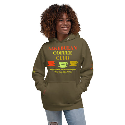 ALKEBULAN COFFEE CLUB LOGO Unisex Hoodie by SobG Designs