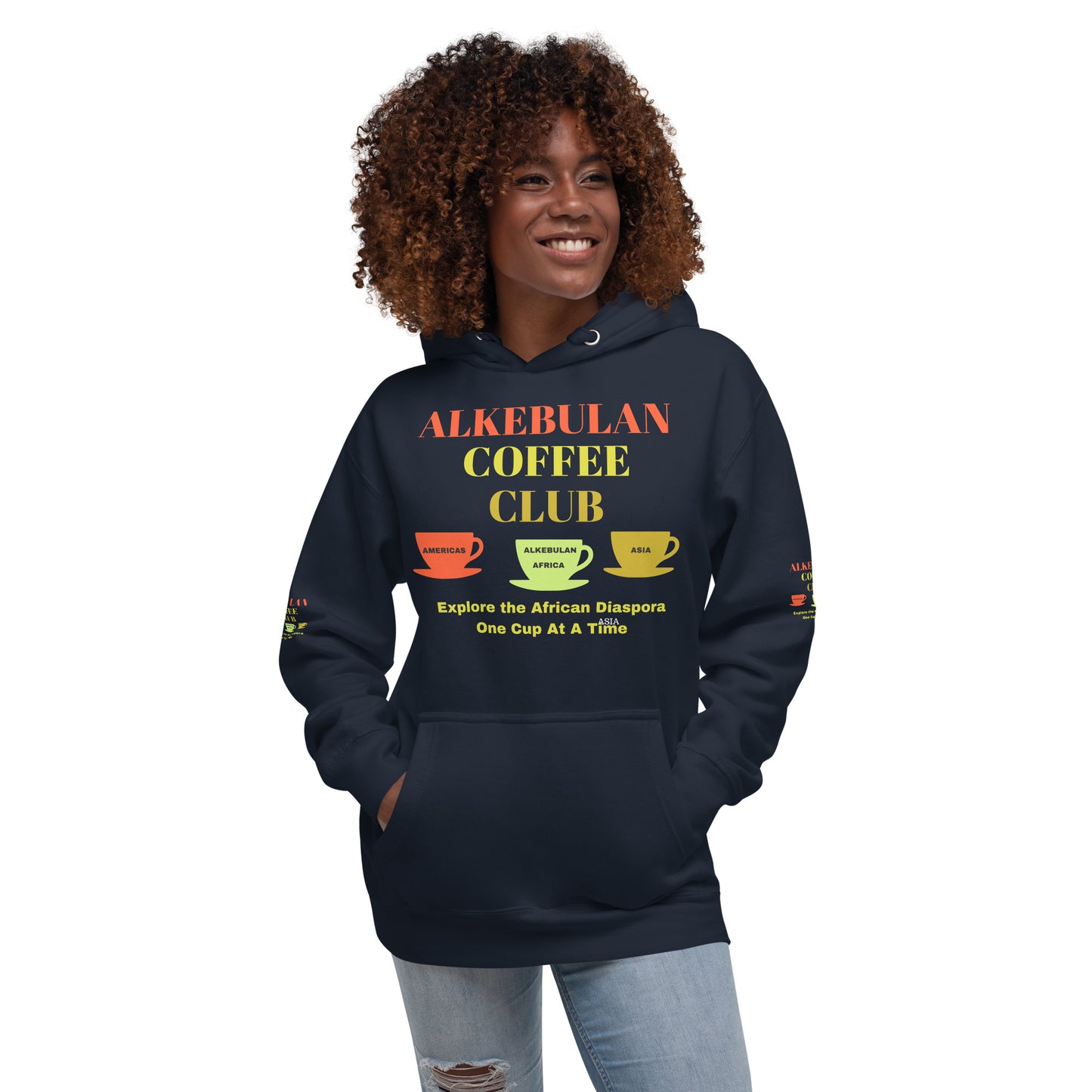 ALKEBULAN COFFEE CLUB LOGO Unisex Hoodie by SobG Designs