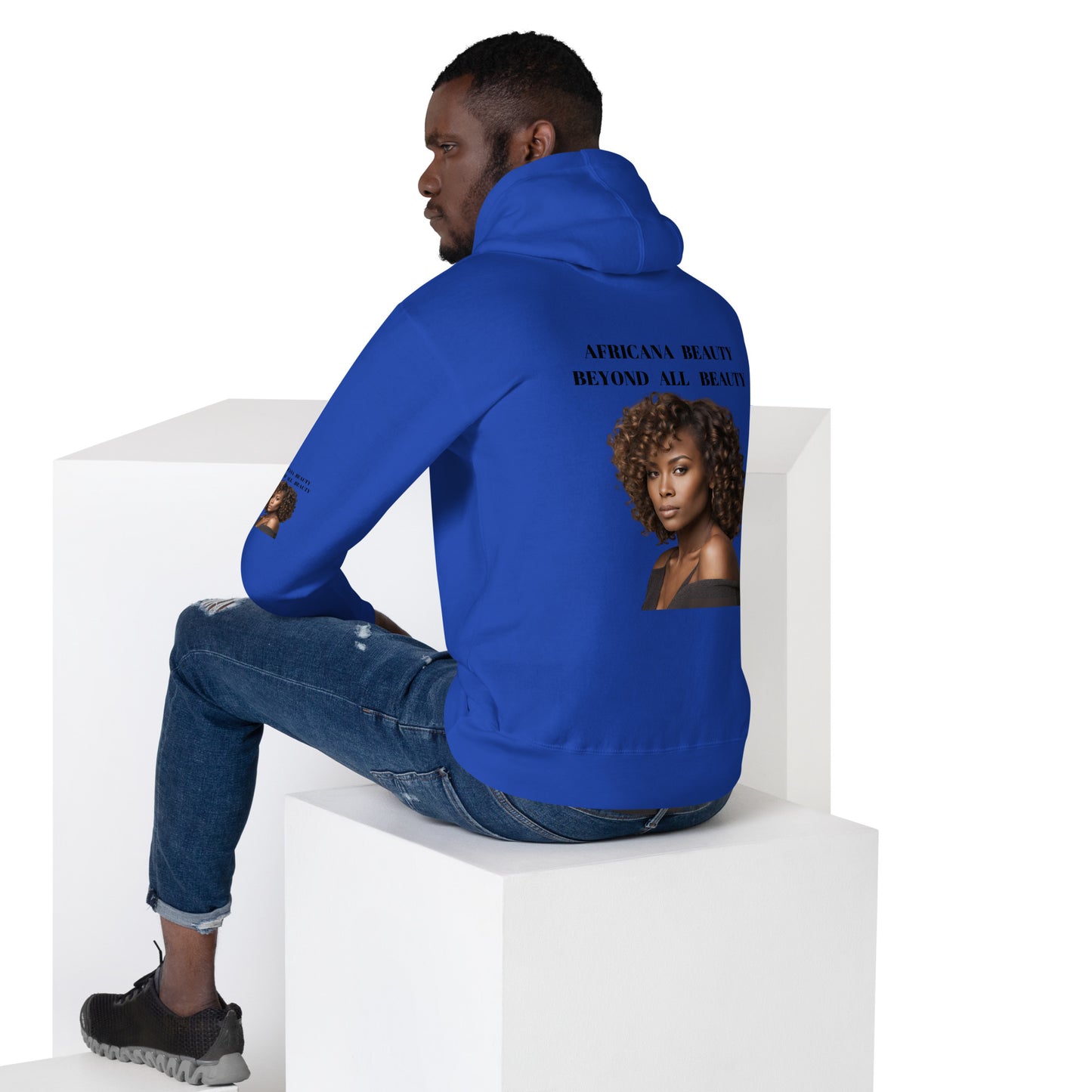 AFRICANA BEAUTY BEYOND ALL BEAUTY Unisex Hoodie by SobG Designs