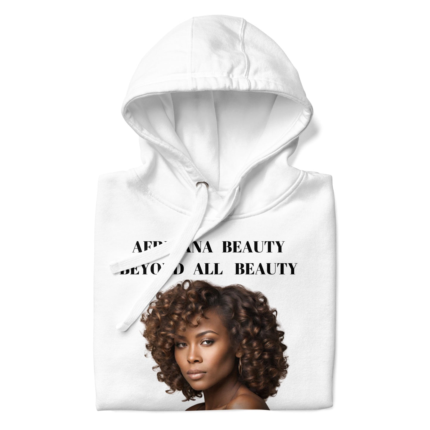 AFRICANA BEAUTY BEYOND ALL BEAUTY Unisex Hoodie by SobG Designs