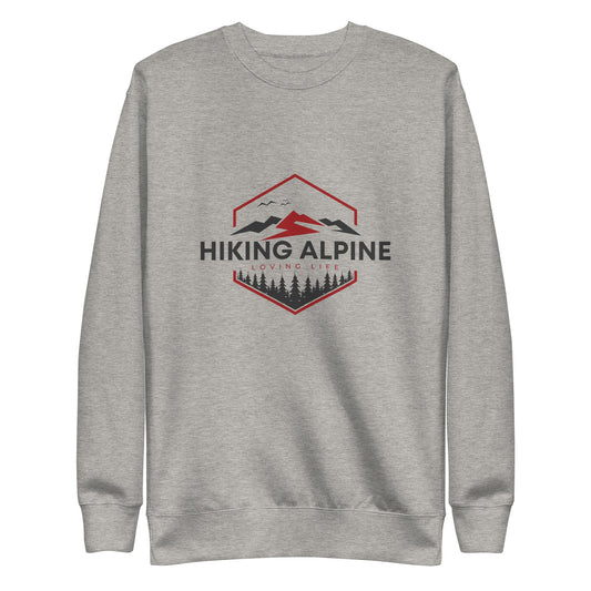 Hiking Alpine Edge Mens Premium Sweatshirt-1