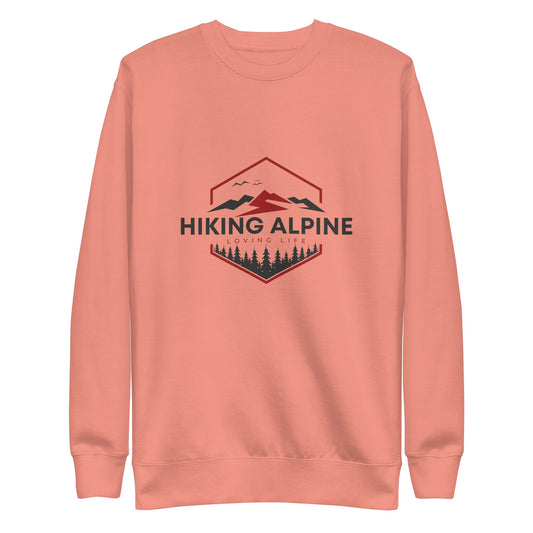 Hiking Alpine Edge Mens Premium Sweatshirt-0