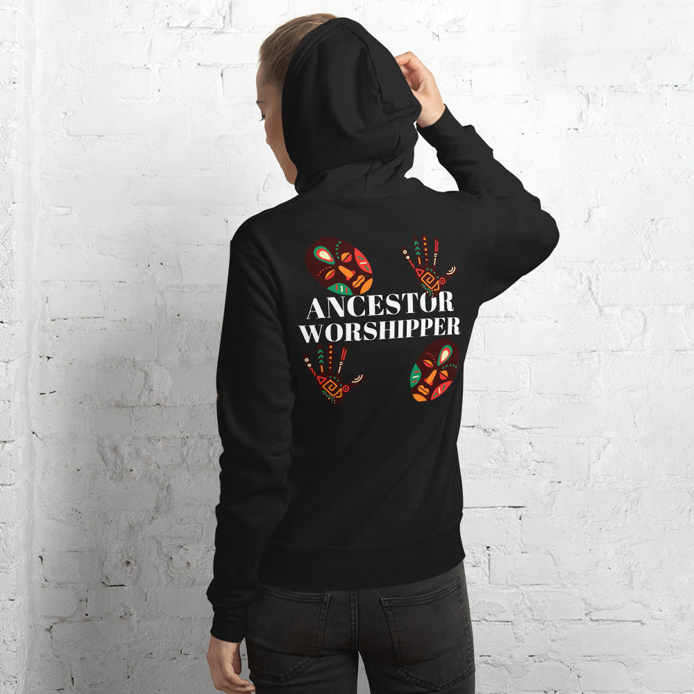 ANCESTOR WORSHIPPER Unisex Hoodie by SobG Designs