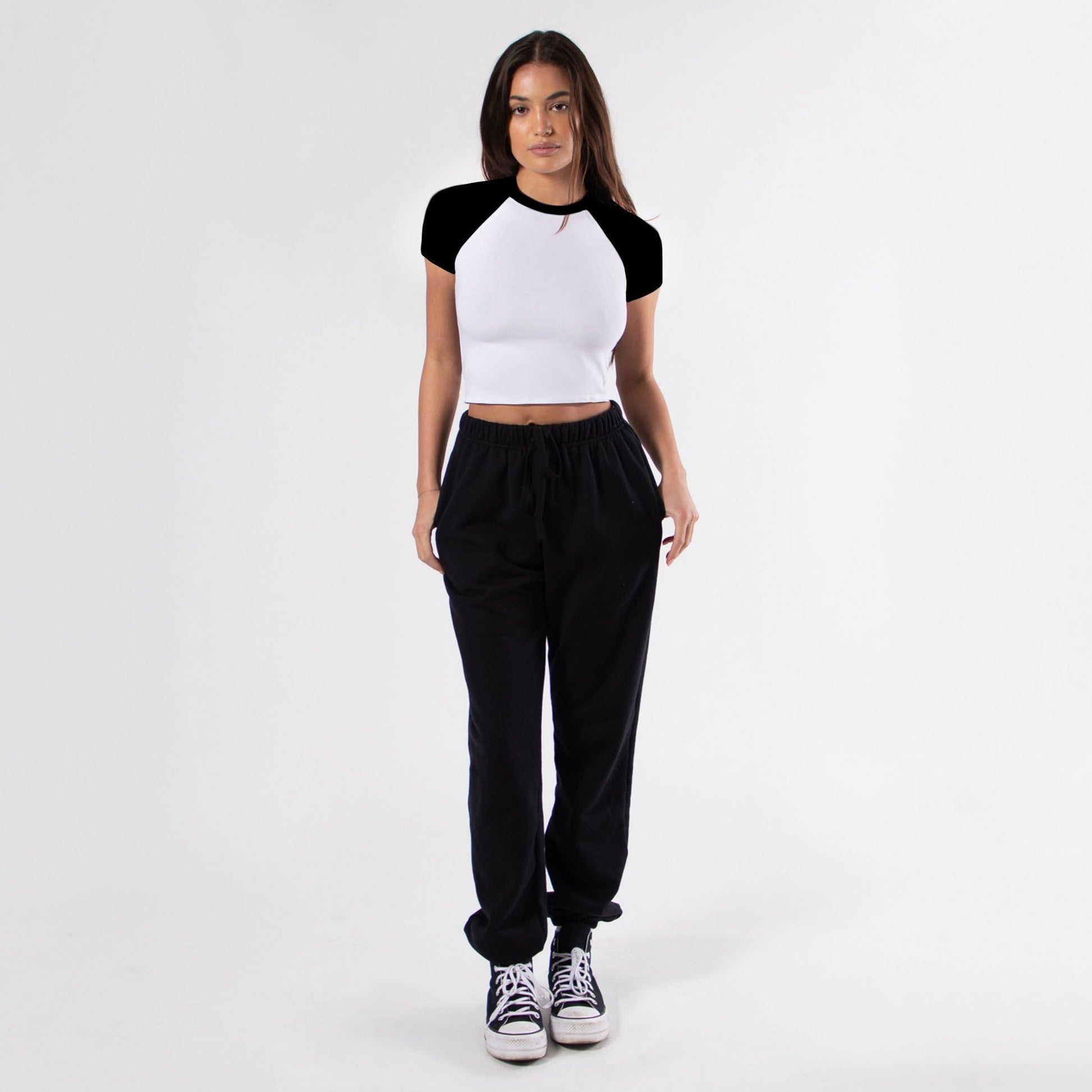 4001R - Women's Raglan Baby Tee-1