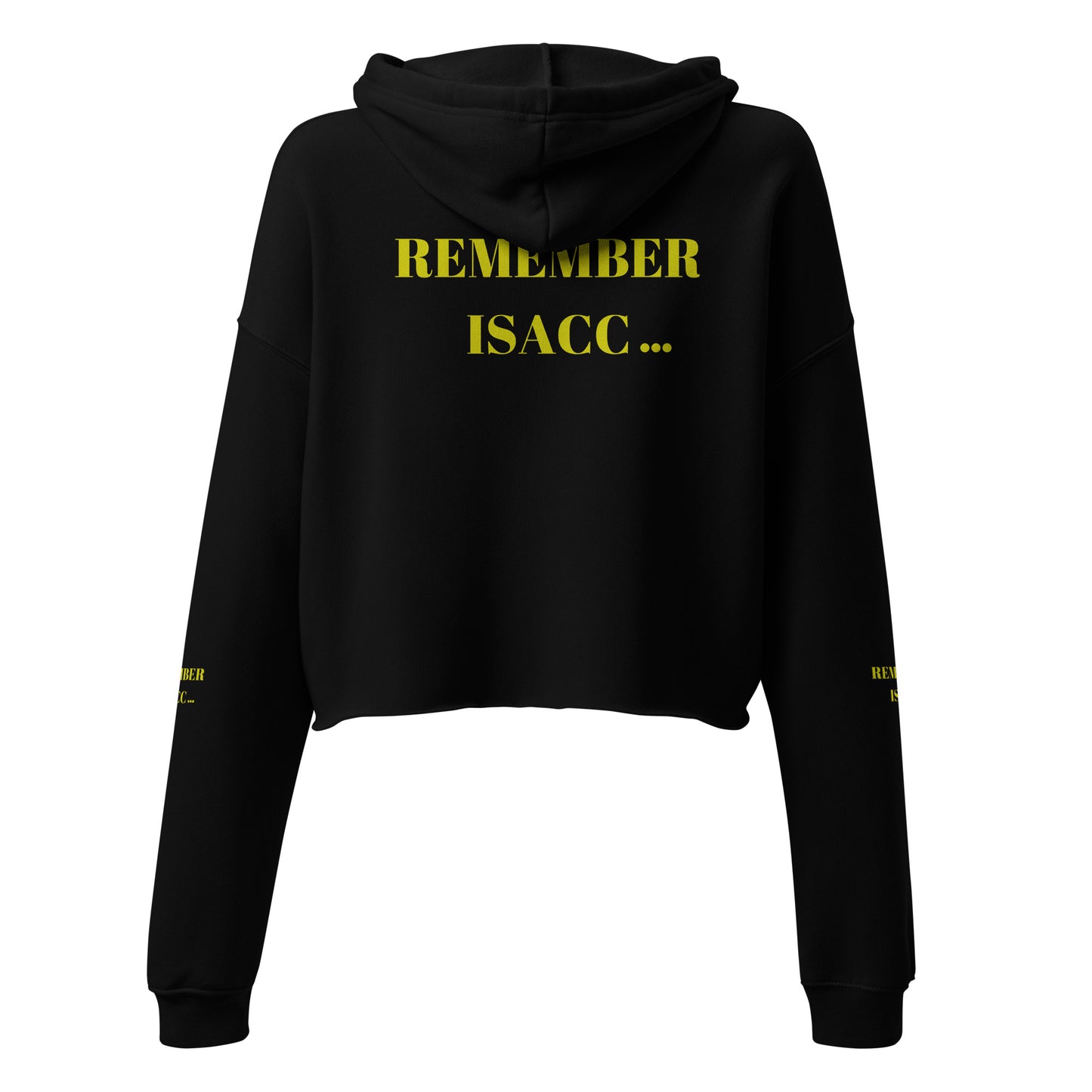 REMBER ISACC... Crop Hoodie by SobG Designs