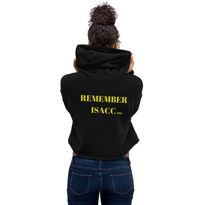 REMBER ISACC... Crop Hoodie by SobG Designs