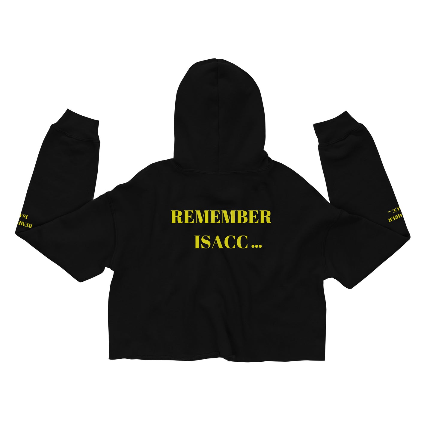 REMBER ISACC... Crop Hoodie by SobG Designs