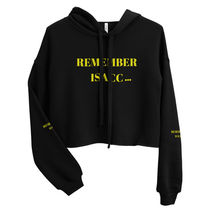 REMBER ISACC... Crop Hoodie by SobG Designs
