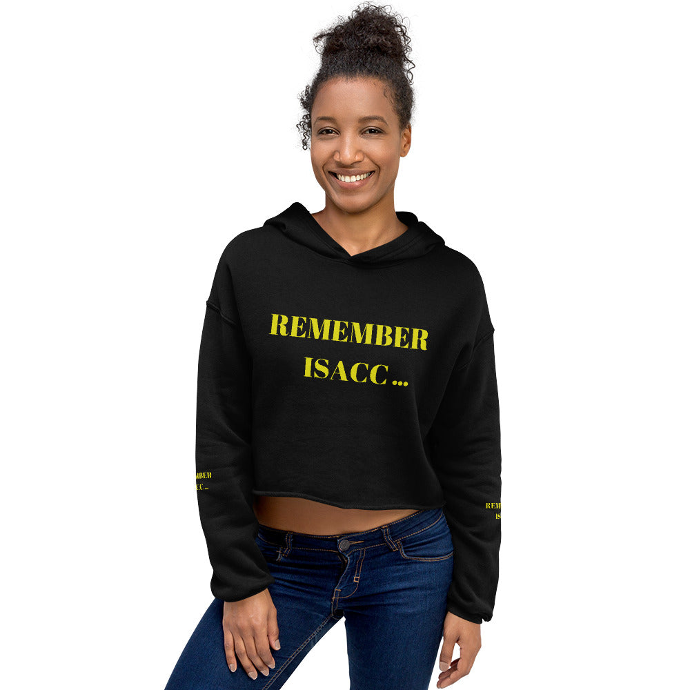 REMBER ISACC... Crop Hoodie by SobG Designs