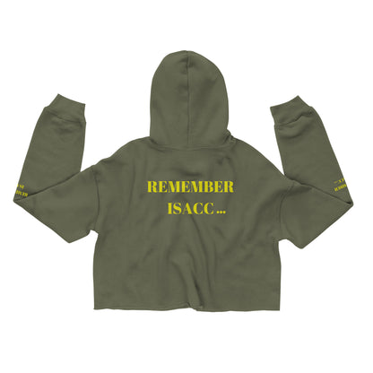 REMBER ISACC... Crop Hoodie by SobG Designs
