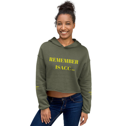 REMBER ISACC... Crop Hoodie by SobG Designs