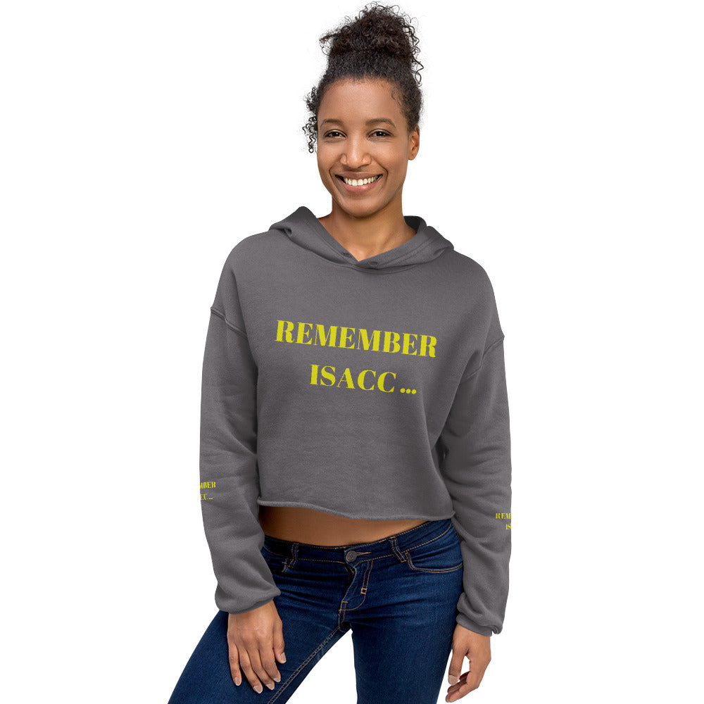 REMBER ISACC... Crop Hoodie by SobG Designs